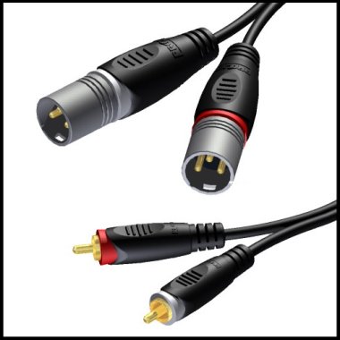 Phono / RCA - XLR kabler