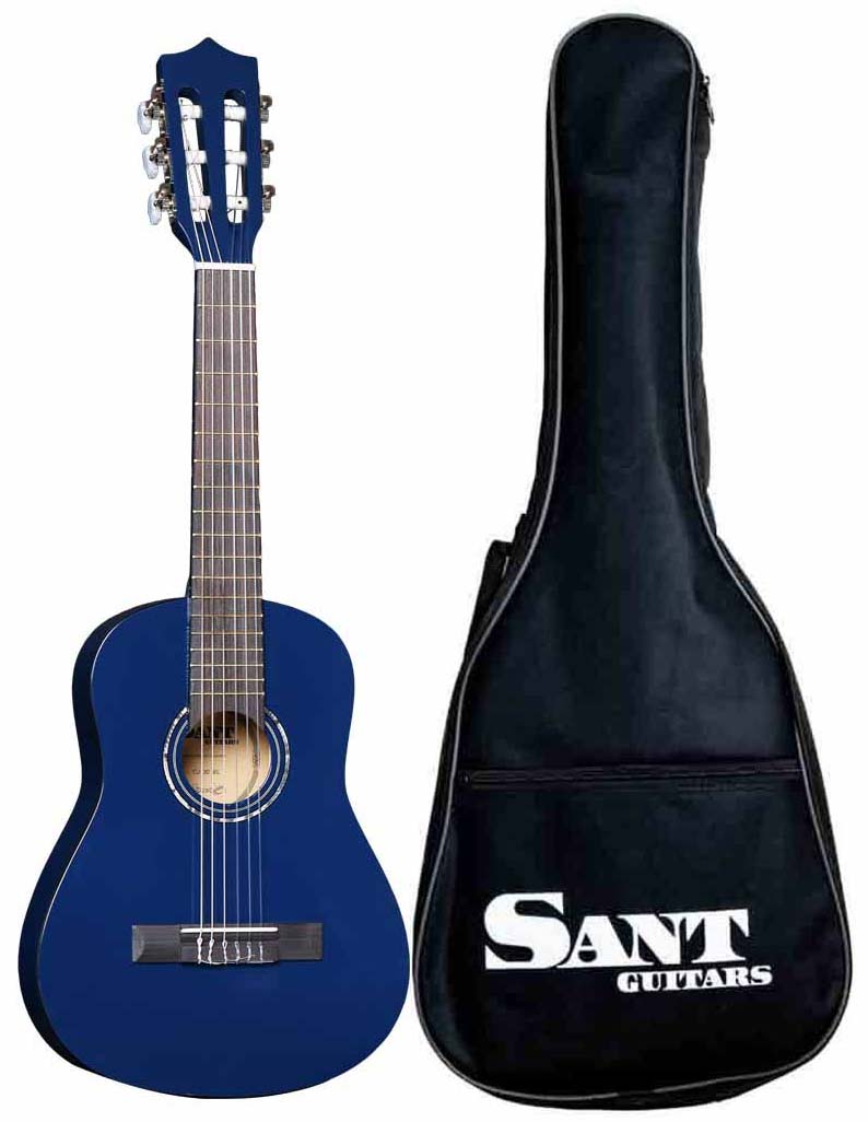Køb Sant Guitars CJ-30-BL - 1/2 Spansk Børne guitar - Blå - Pris 595.00 kr.