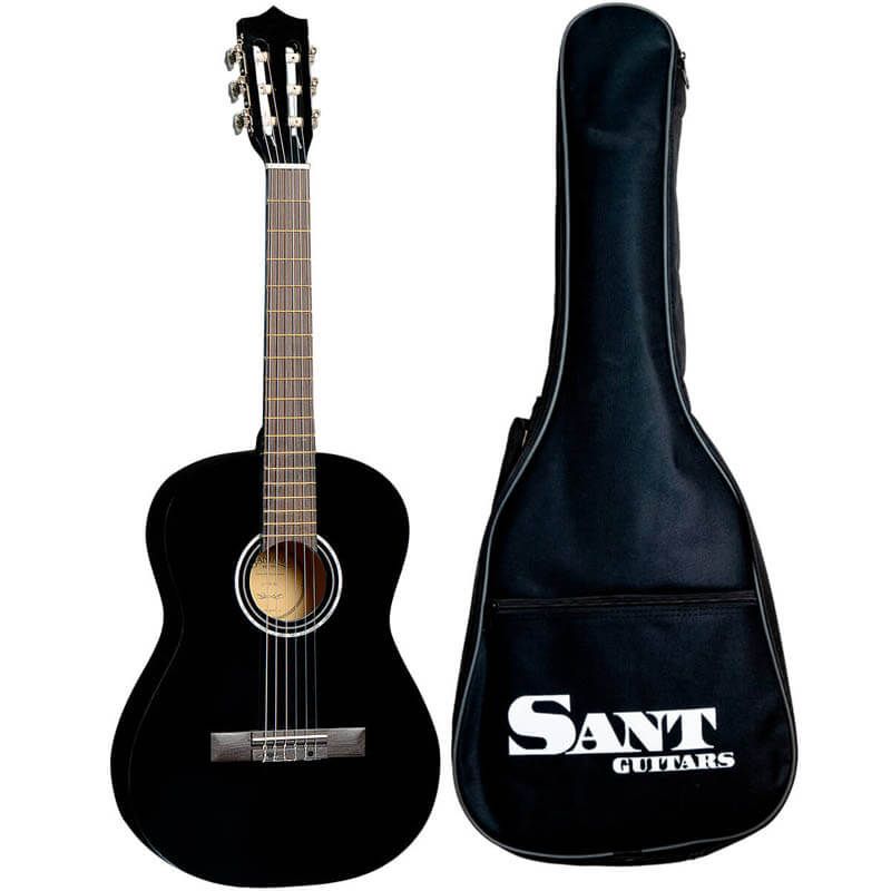 Køb Sant Guitars CJ-36-BK - 3/4 Spansk Børne guitar - Sort - Pris 795.00 kr.