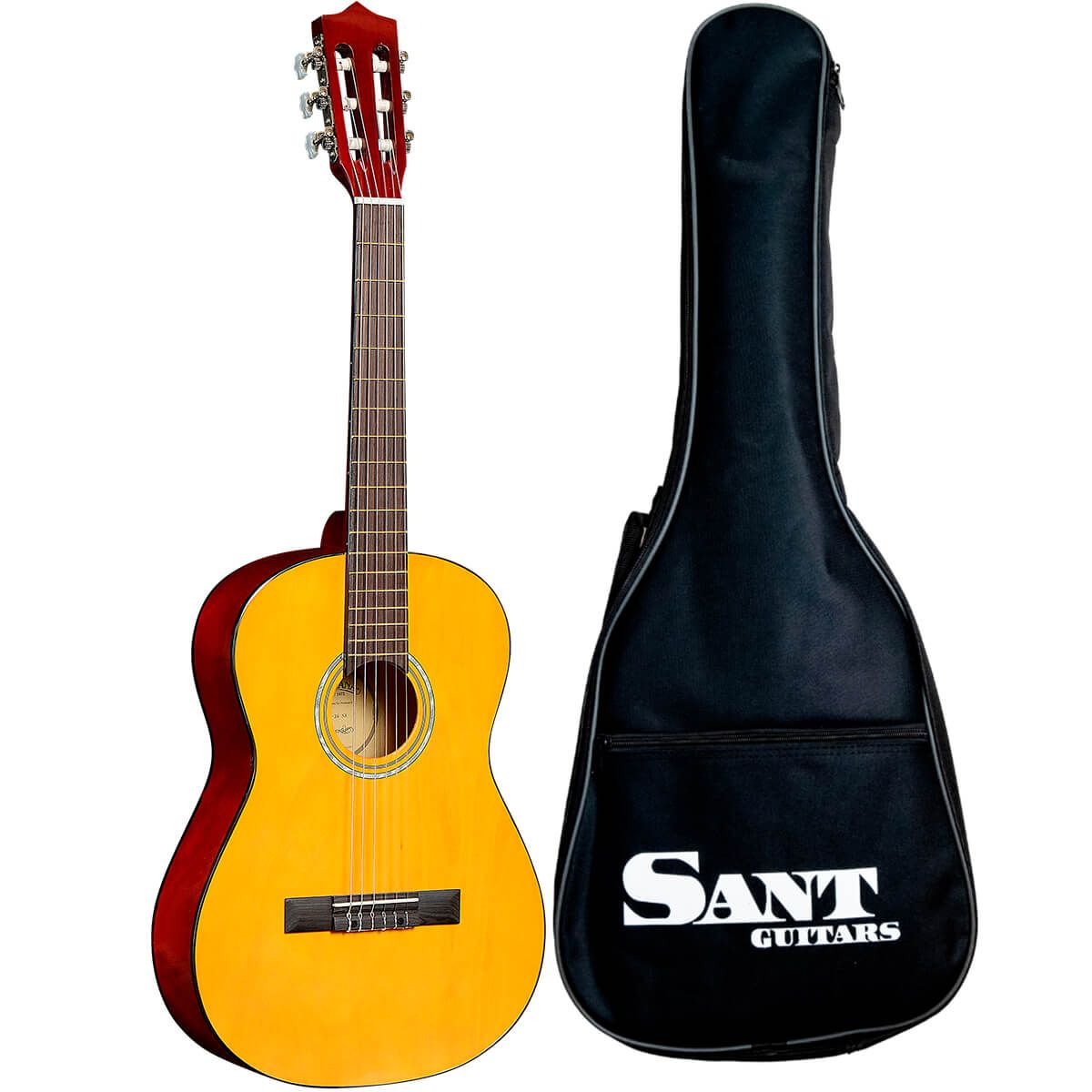 Køb Sant Guitars CJ-36-NA - 3/4 Spansk Børne guitar - Natur - Pris 795.00 kr.