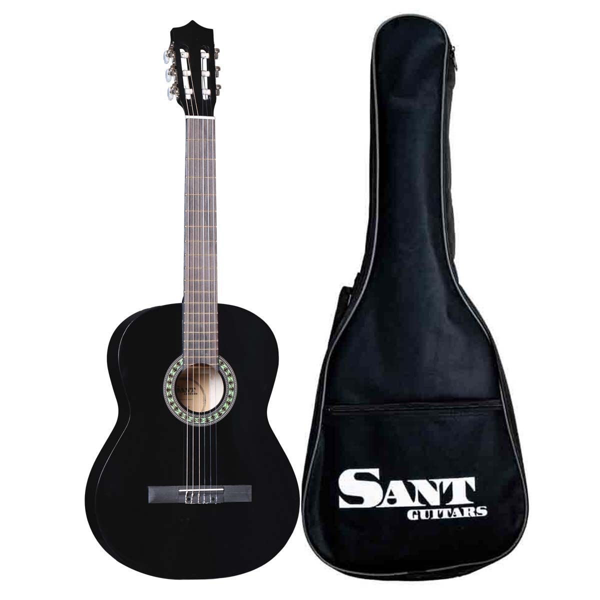 Køb Sant Guitars CL-50-BK - Spansk guitar - Sort - Pris 895.00 kr.