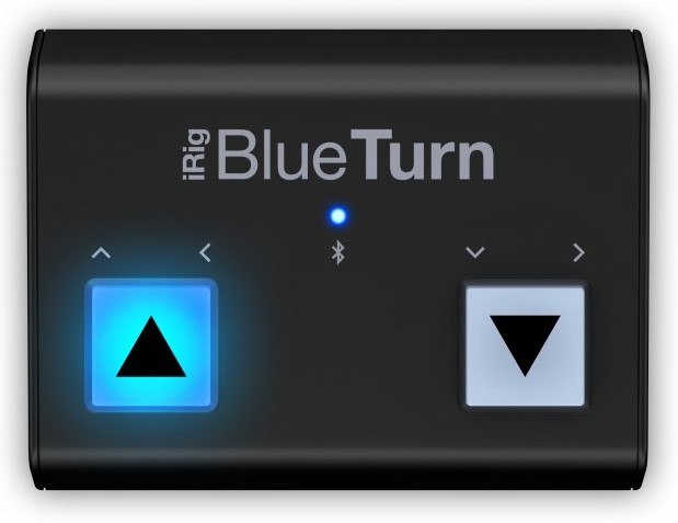 IK Multimedia iRig BlueTurn Bluetooth sideskifter