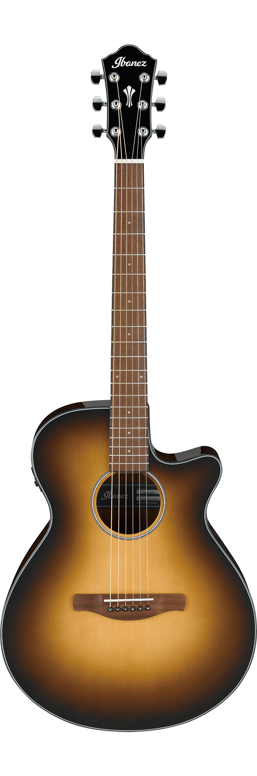 Køb Ibanez AEG50-DHH Western guitar med pickup - Dark Honey Burst - Pris 2395.00 kr.