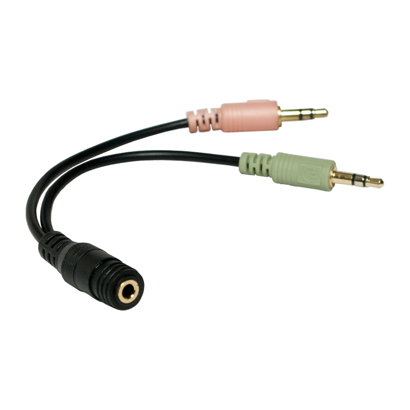 14: LogiLink CA0020 - Minijack Headset Adapter kabel - Sort