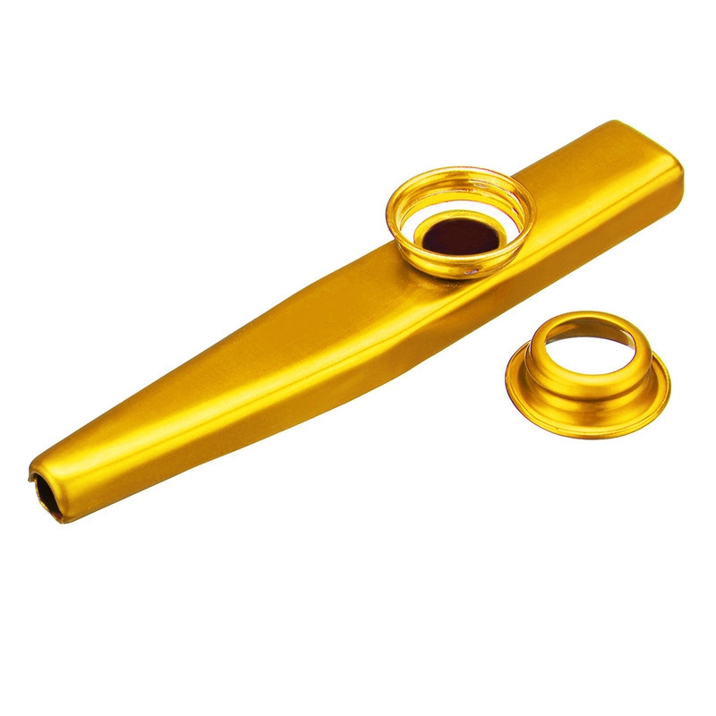 6: Alu metal Kazoo i forskelige farver Guld