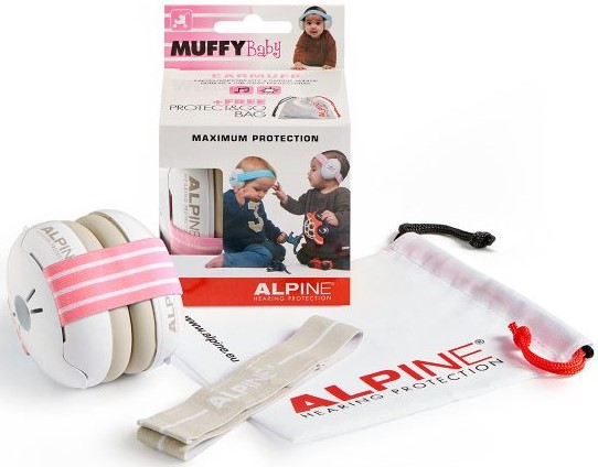 Billede af Alpine Muffy Baby - Høreværn til baby (0-3år) - Pink