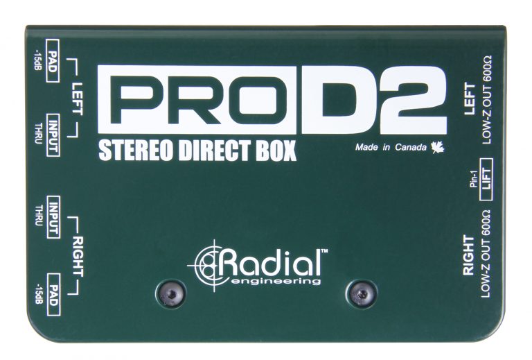 Køb Radial Pro D2 Passive Stereo DI Box - Pris 1625.00 kr.