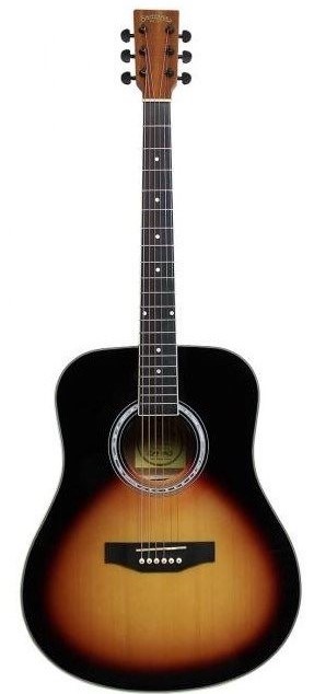 Santana LA-90-V2 - Western guitar  - Sunburst