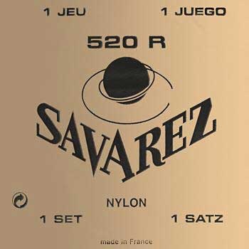 Køb Savarez 520R High Tension - Spansk guitar strenge - Pris 115.00 kr.