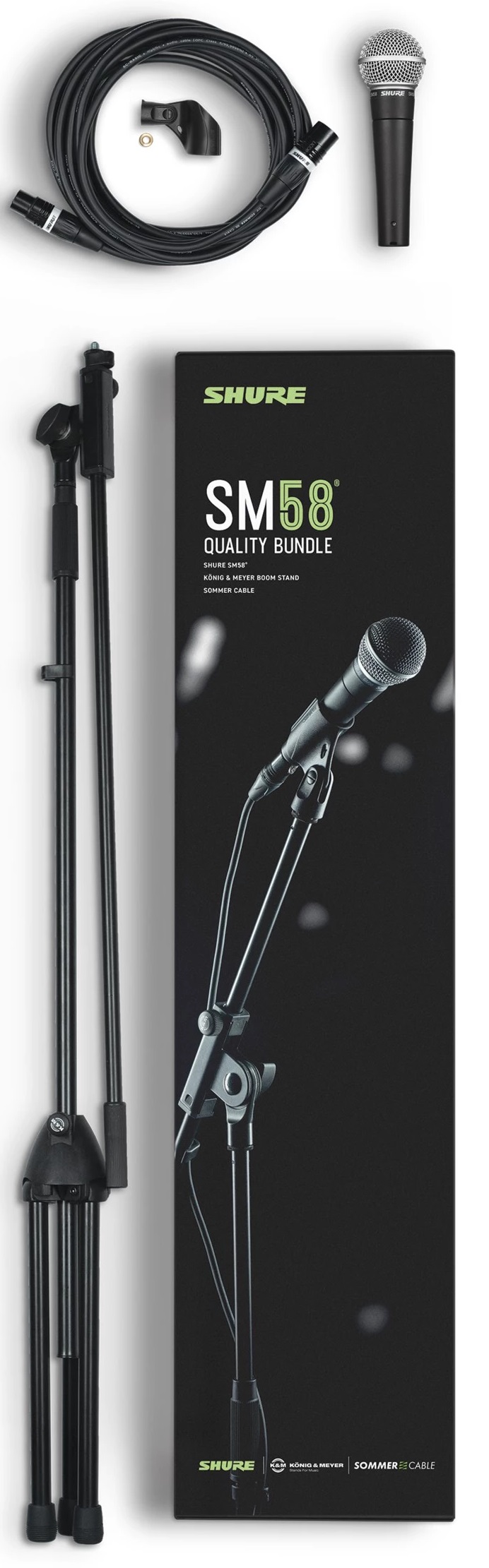 Billede af Shure SM58 Quality Bundle mikrofonsæt